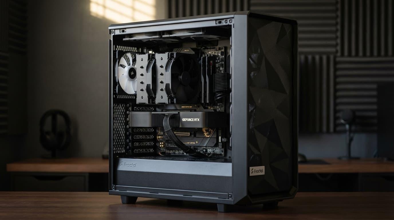 Custom PC build visualization