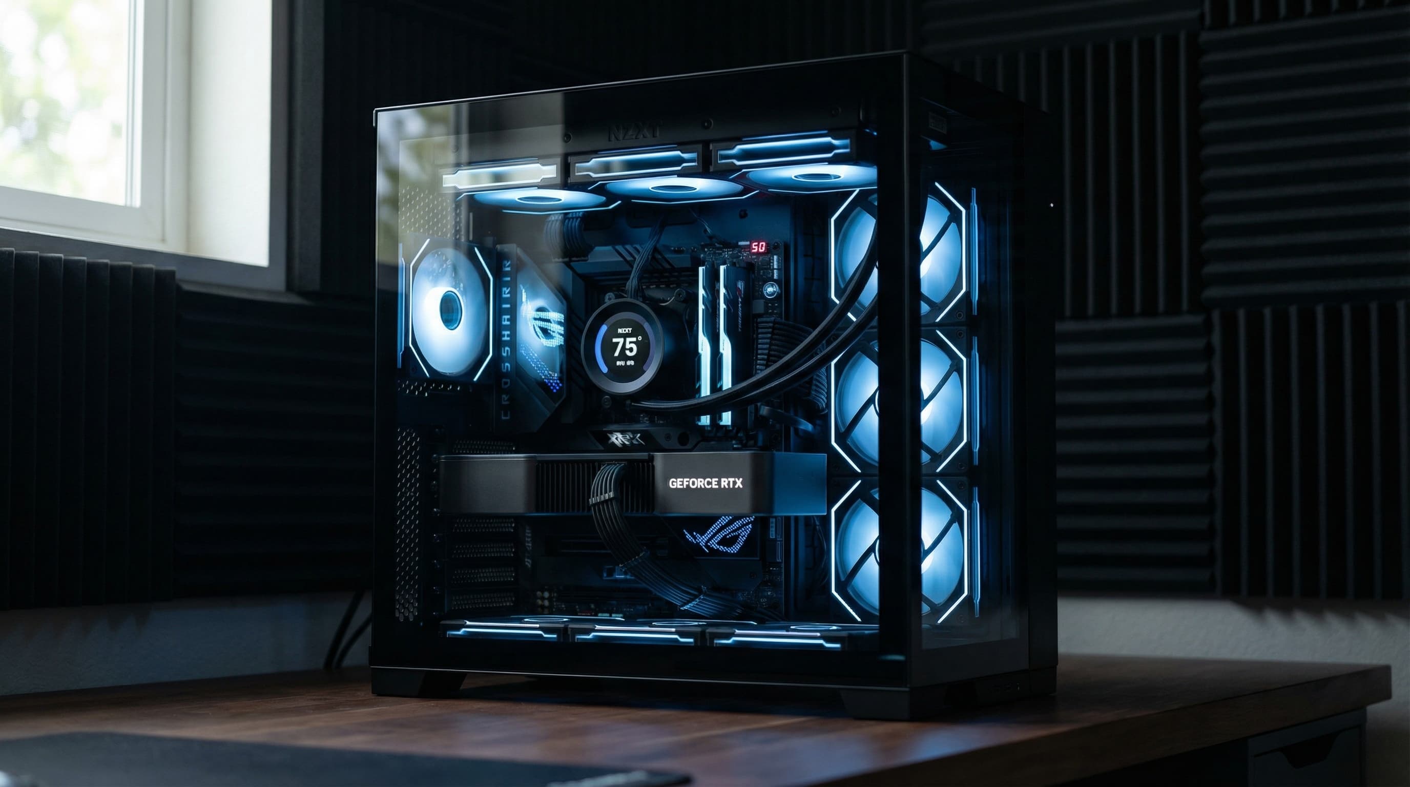 Custom PC build visualization